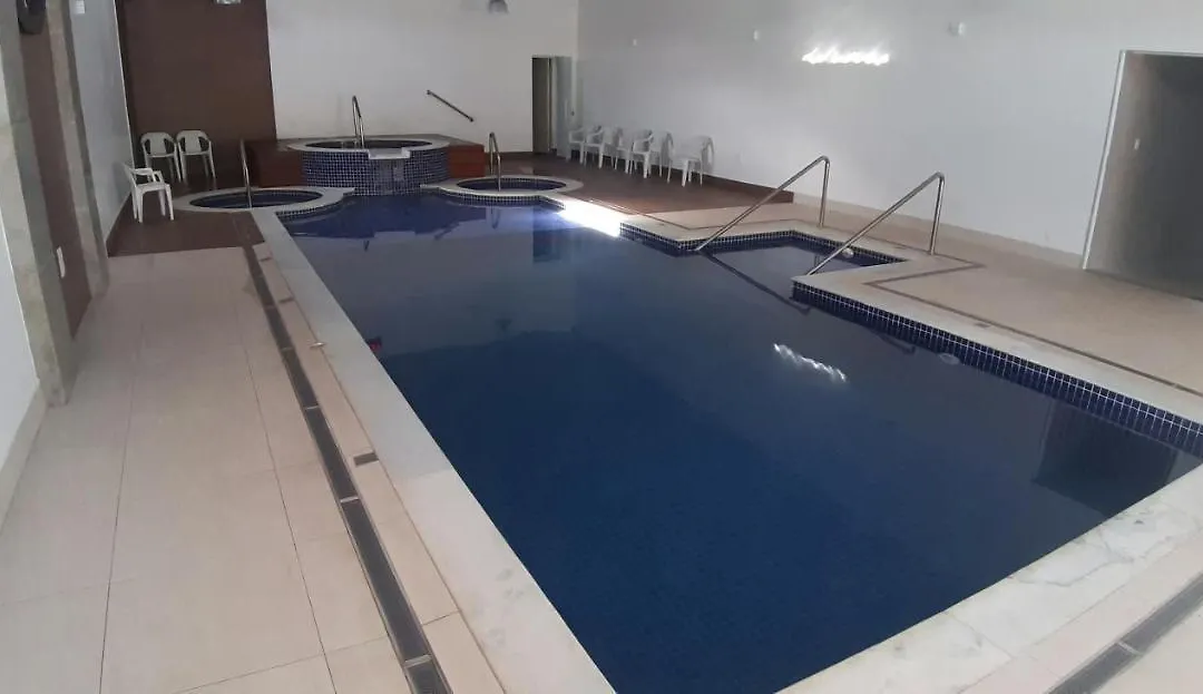 Flat No Apart-Hotel Cavalinho Branco Com Piscina Aquecida 1D8-1