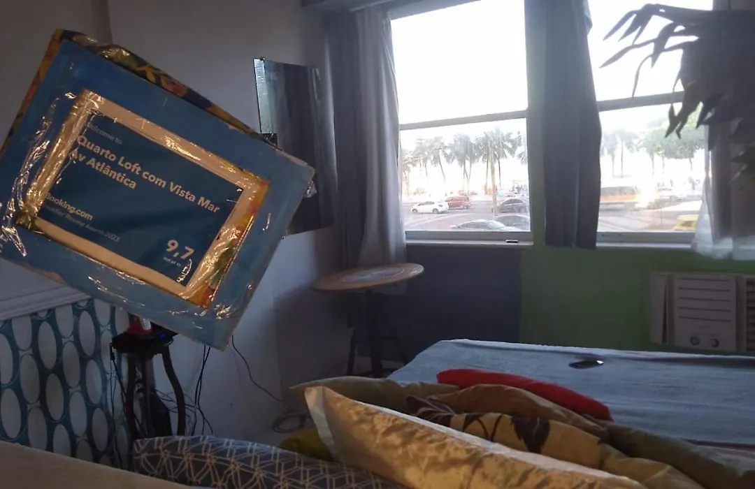 Quarto Loft Com Vista Mar Av Atlantica-1