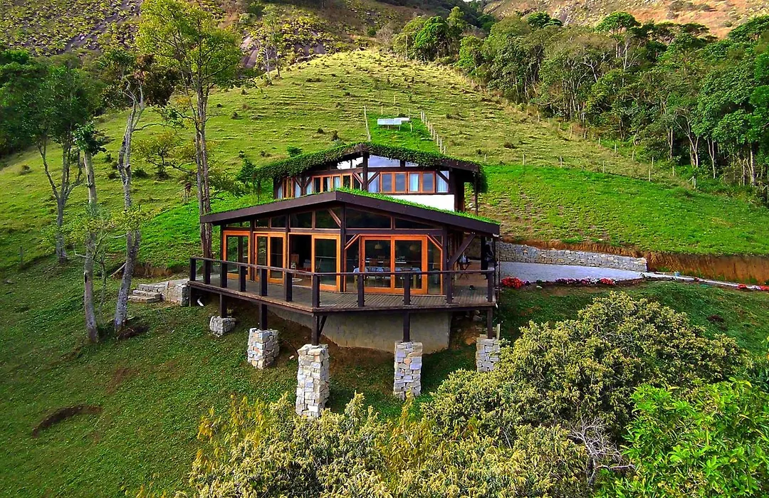 Eco Lodge de Construção Natural com Vista Panorâmica-1