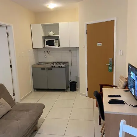 Flat Na Praia Do Gonzaga Em Santos! Consulte Condicoes Para O Ano Novo!-3