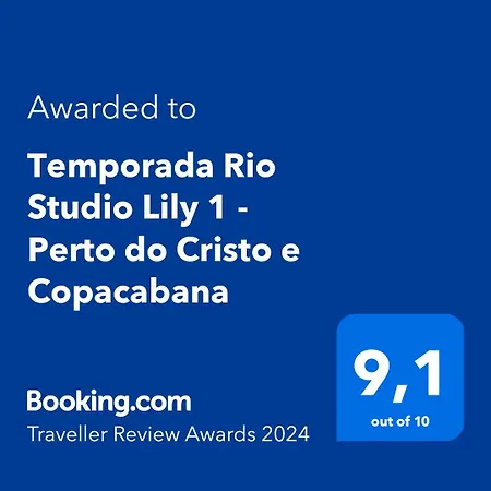 Temporada Rio Studio Lily 1 - Perto Do Cristo E Copacabana-3