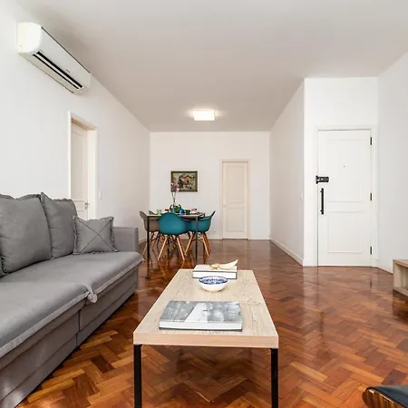 Unhotel - Charmoso Apartamento Temporada Com 3 Quartos Em Copacabana-2