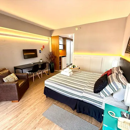 Lindo Studio Com Jacuzzi E Sacada A 50M Av Paulista-2