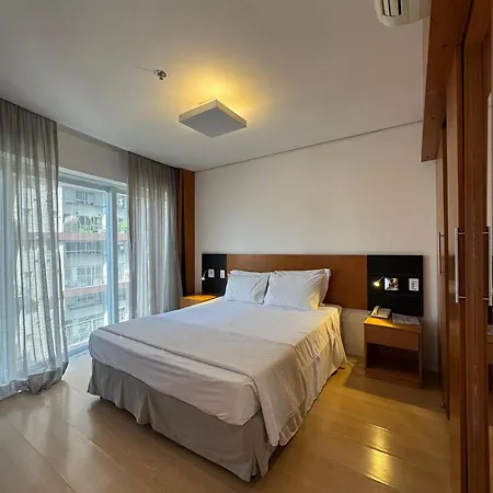 Get A Flat 701-Suite Com Terraco E Parede De Vidro | Ibirapuera Jardins-2