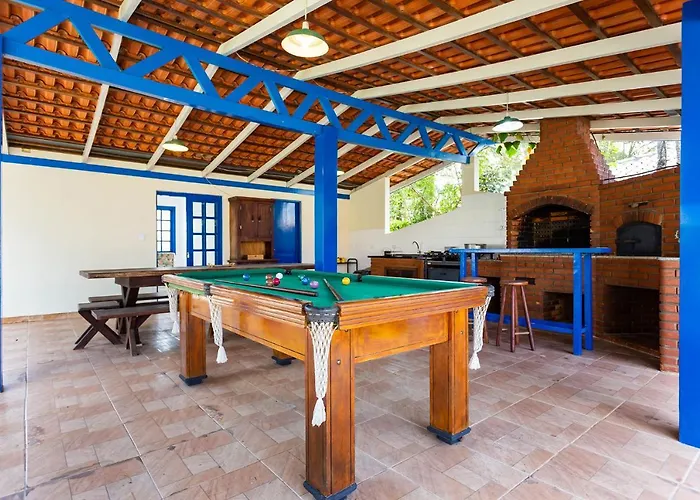 Chacara Com Piscina, Churrasqueira E Wifi Em Cotia Vila Cotia  com piscina