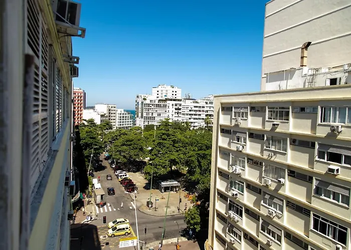 Elegant Studio Vista Lateral Mar Ipanema Best Locatlon Rio de Janeiro che accetta animali