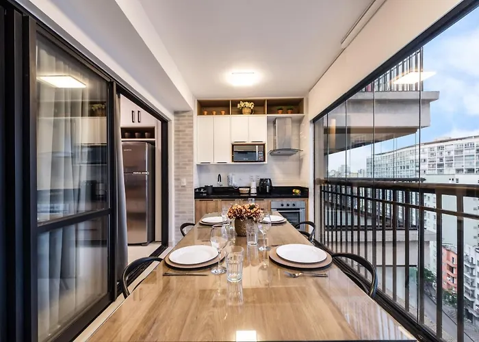 7 Aptos Premium Decorados 2 Qtos Suite E 1 Qto Vista Panoramica Varanda Piscina Academia Garagem Wifi Perto Do Metro Sp São Paulo