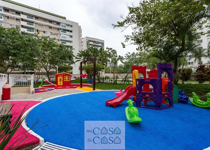 3 Quartos A 300 Riocentro - Condominio Com Piscina, Estacionamento E Portaria 24H - Wi-Fi Ilimitado E Cozinha Completa - Apartamento Indicado Para Grupos, Hospedes A Trabalho E Criancas Rio de Janeiro