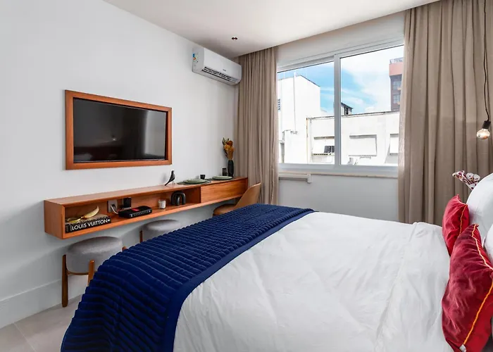 Huisdiervriedelijke Unhotel - Studio Design Moderno, Av Atlantica - Praia De Copacabana Rio de Janeiro
