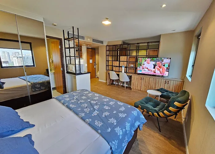 Flat Hotel Dois Quartos Av Ibirapuera 2927 Sao Paulo