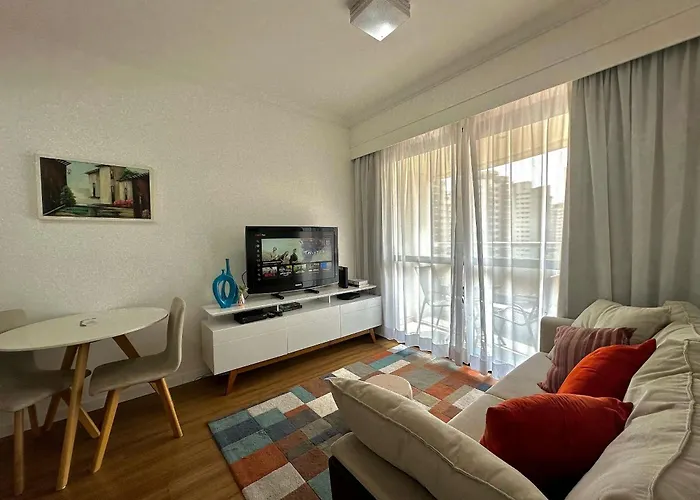 Hotel Flat Reformado Internet 350Mb Limpeza Diaria Cozinha Uh809 à São Paulo