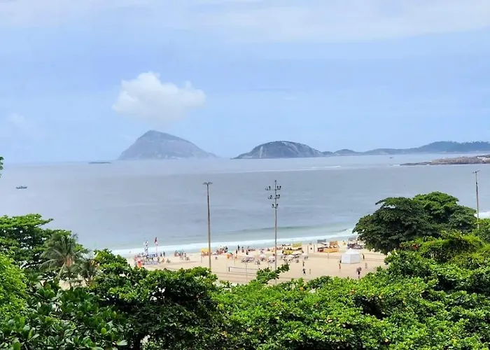 4 suítes Copacabana vista mar Río de Janeiro admite animales