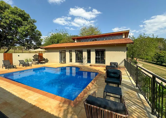 Hotel Fazenda Areia Que Canta Brotas com piscina