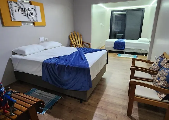 Resort&House,4 Quartos, 8 Pessoas, Beach Tenis, Bike, Golfe, Pesca, Ar, Wifi Fibra, Tv A Cabo E Lareira Águas de Santa Barbara