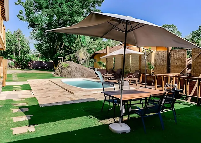 Recanto da Feiticeira | Suítes incríveis com piscina Ilhabela