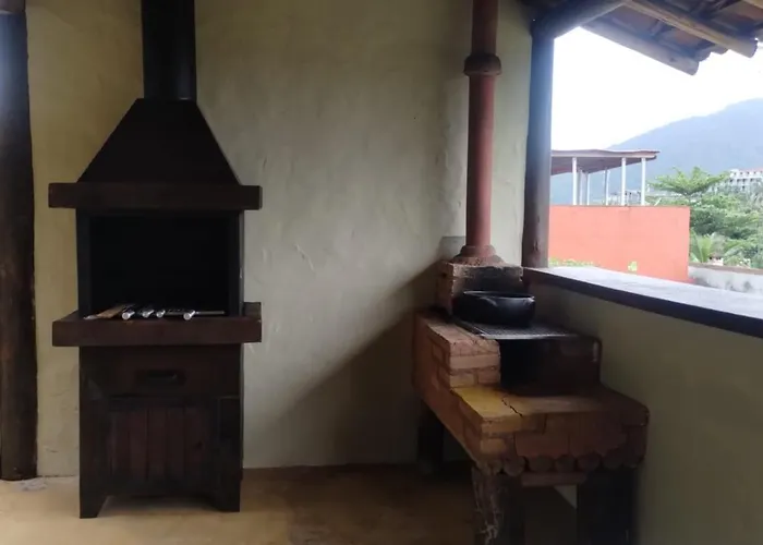 Casa Rustica E Charmosa Em Condominio - Lagoinha Ubatuba